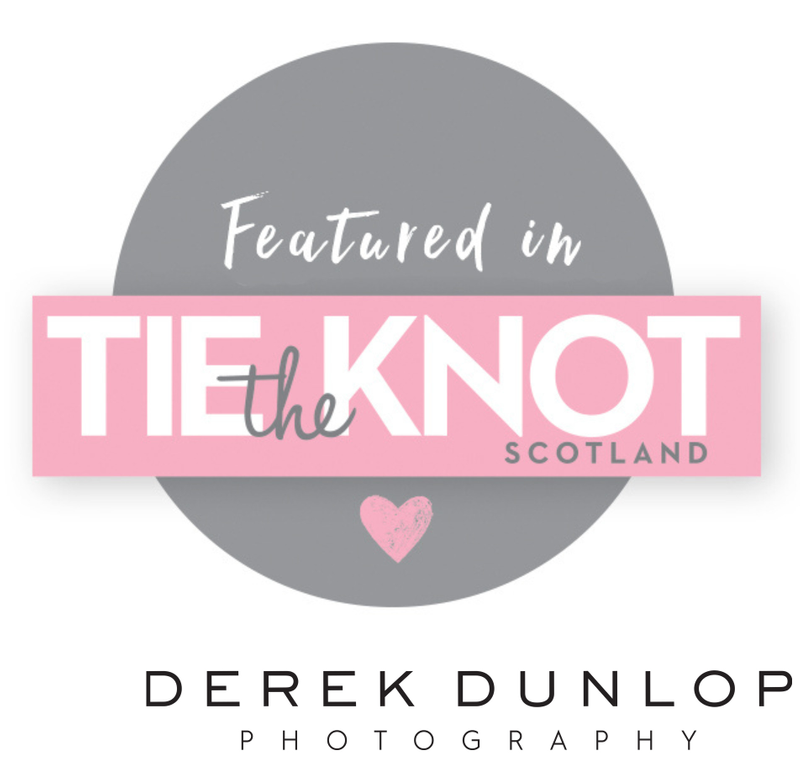 featured in tie the knot scotland wedding magazine