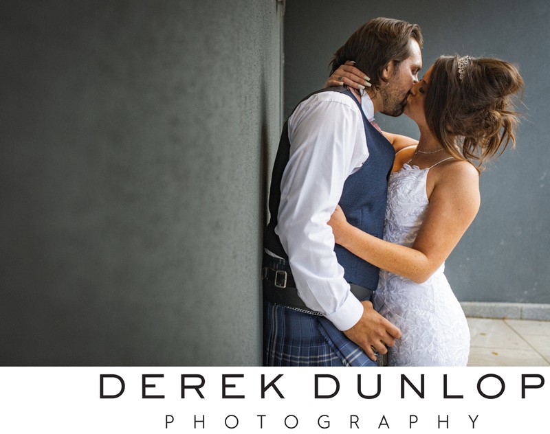 Enterkine House Wedding Kiss - Ayrshire