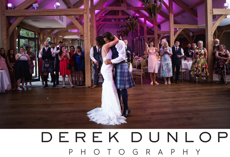 first dance at enterkine house | Derek Dunlop Photography 