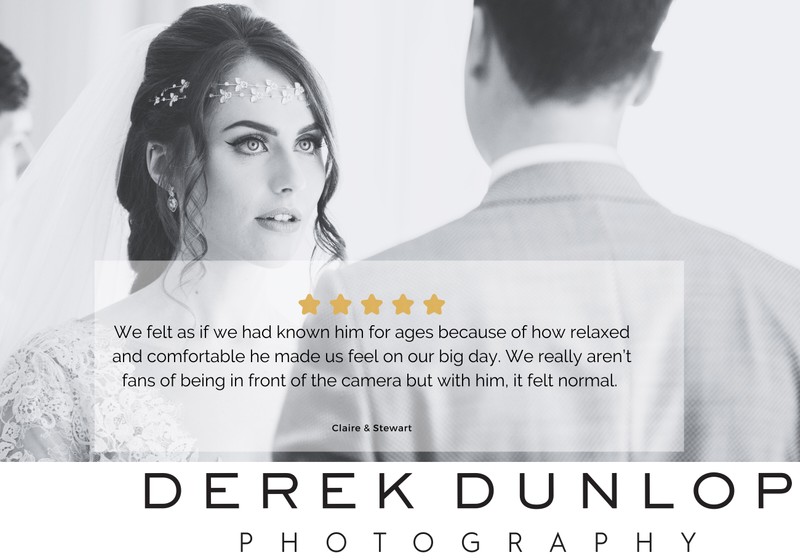 Ayrshire wedding photographer | Front | Derek Dunlop Photography 