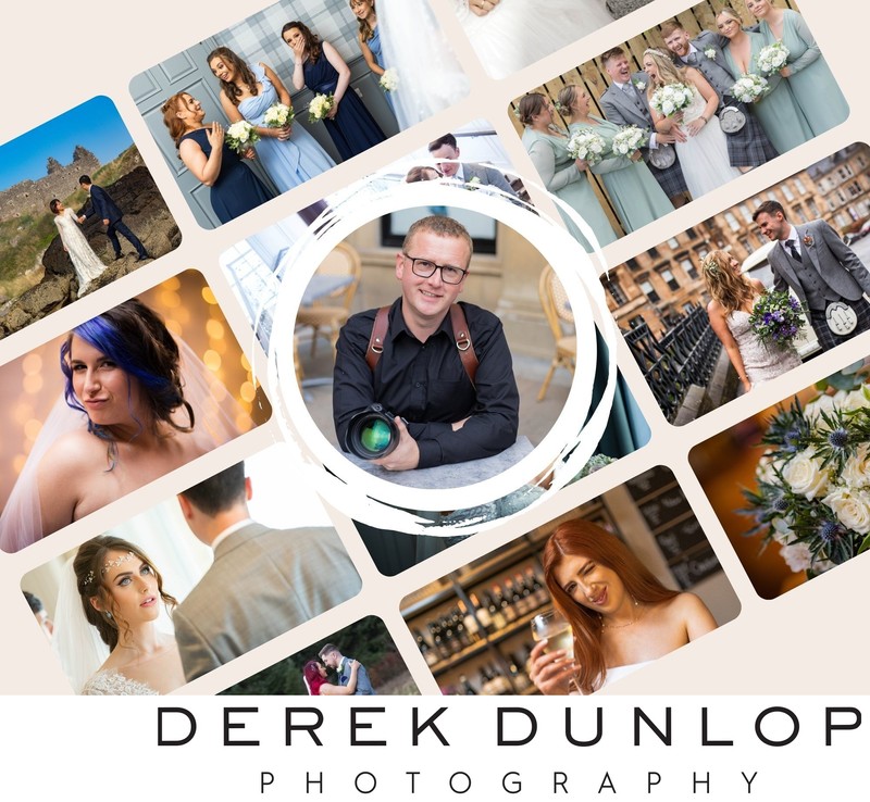 scotland wedding photography collage by Derek Dunlop — Ayrshire wedding photographer