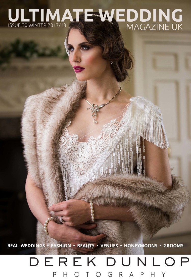 Derek Dunlop Photography featured on the front cover of Ultimate Wedding Magazine