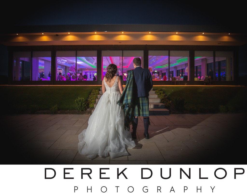 Lochside House Hotel Wedding | Night Photography