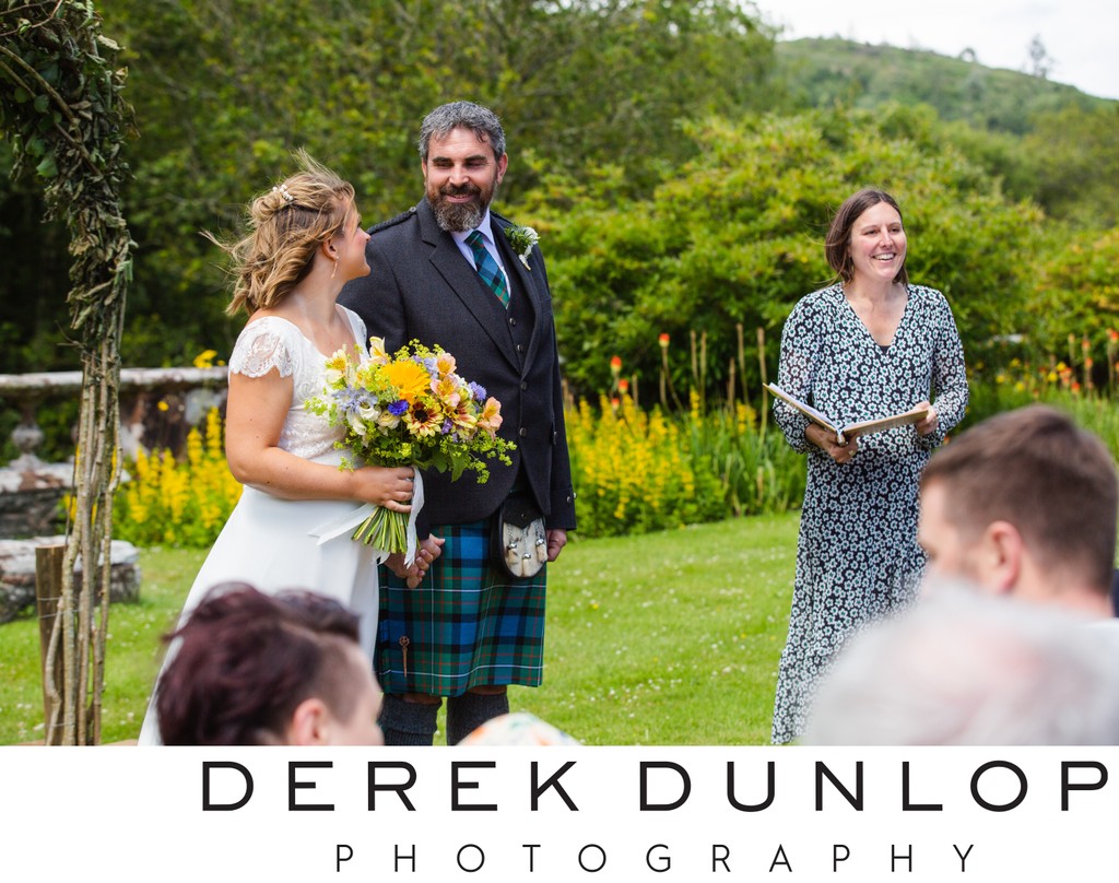 Garden ceremony vows Mabie House