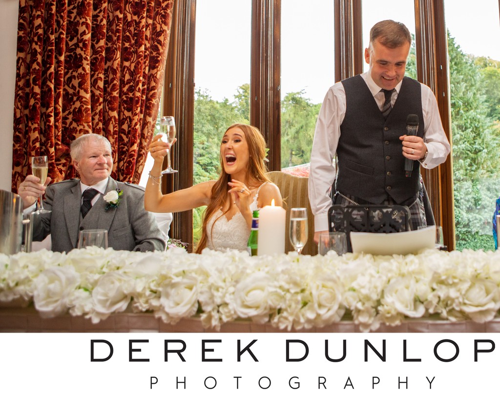 Top table toast Brig o Doon