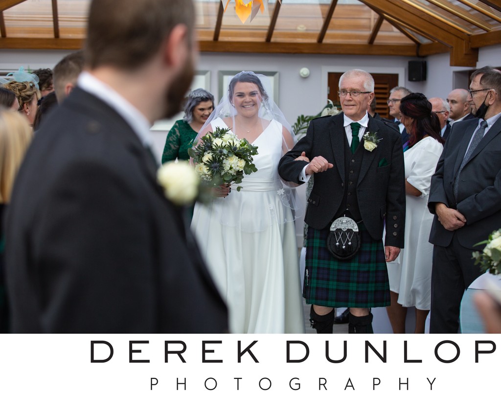 Walking Down the Aisle — Gailes Hotel, Irvine