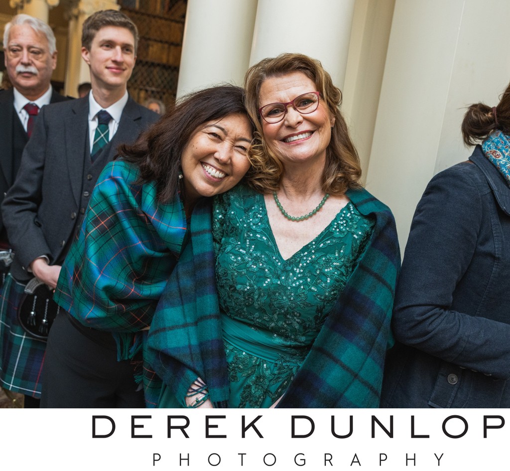 Guests tartan shawl Pollok House