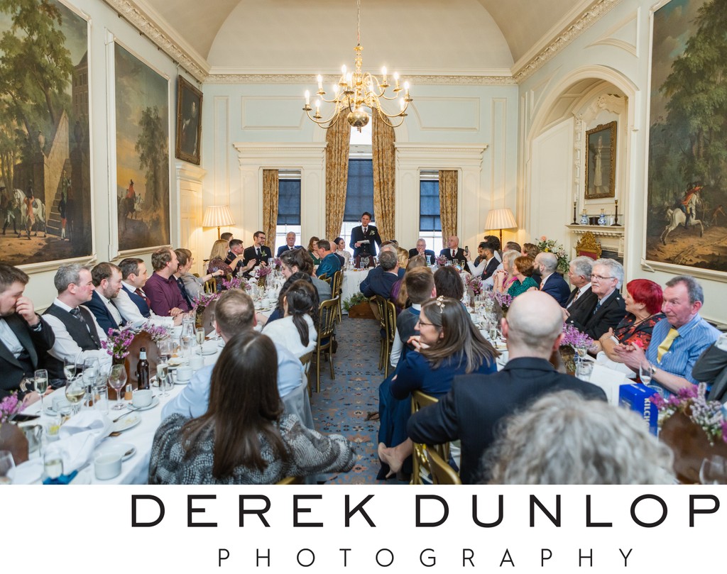 Grand dining room Pollok House wedding