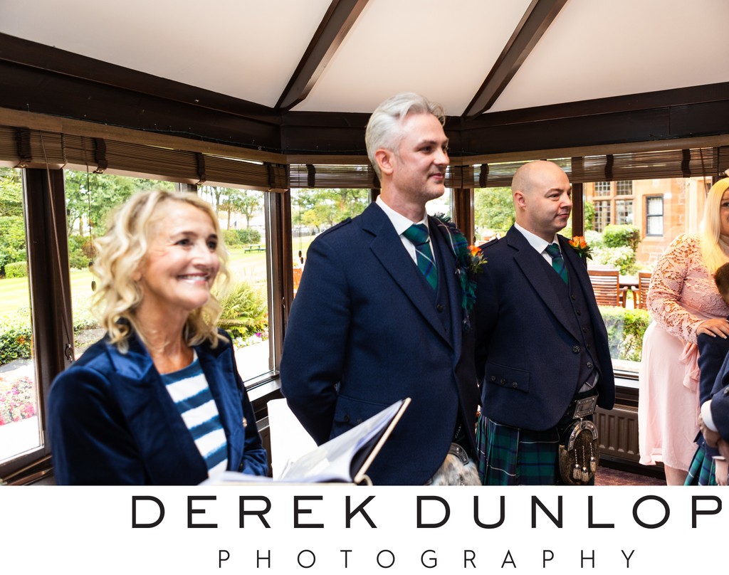 The Ceremony — Piersland House Wedding, Troon