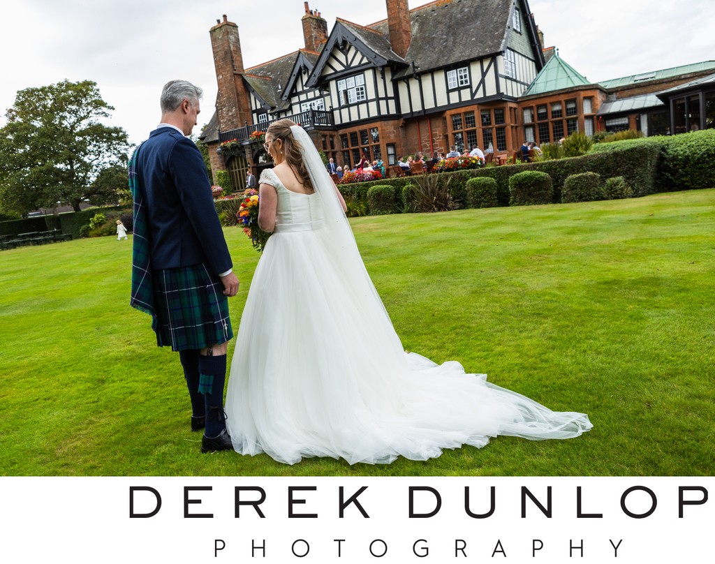 Piersland House Portrait — Troon Wedding, Ayrshire