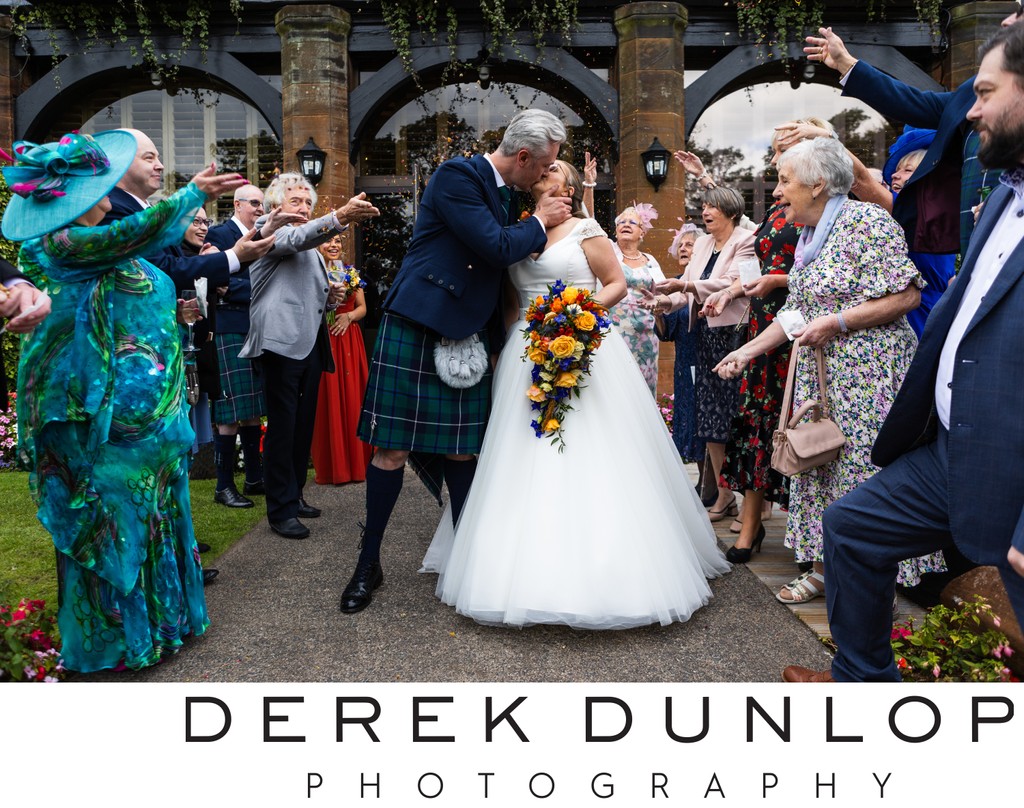 Confetti at Piersland House — Troon Wedding