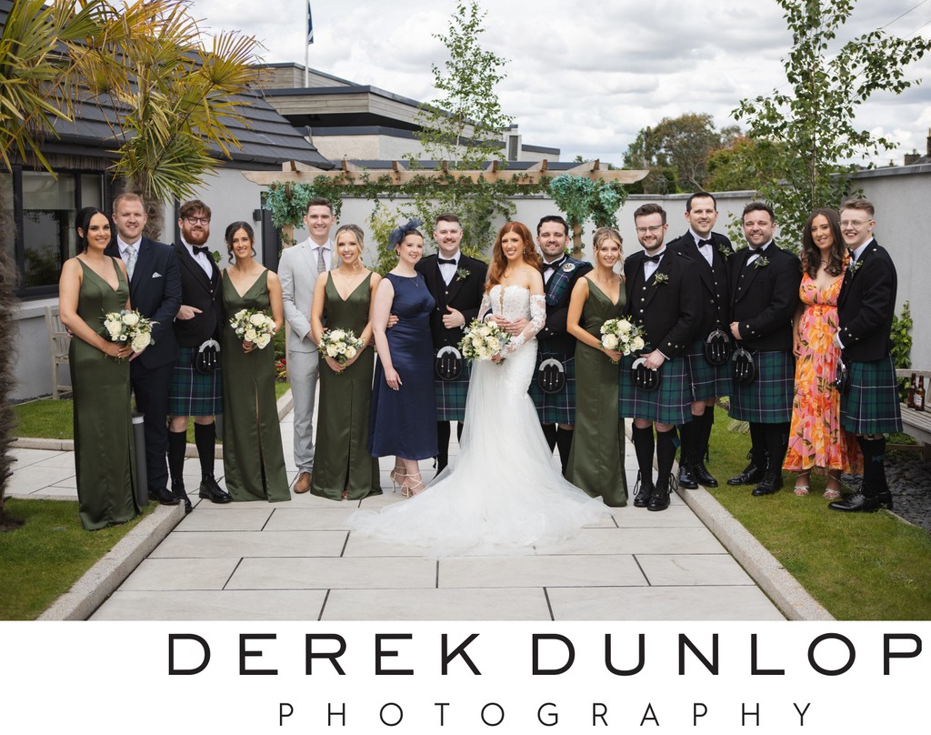 Green & Tartan — Redhurst Bridal Party Portraits
