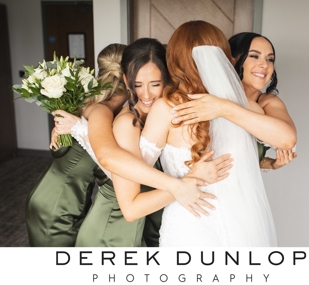Redhurst Hotel Wedding Bridesmaids Morning Prep