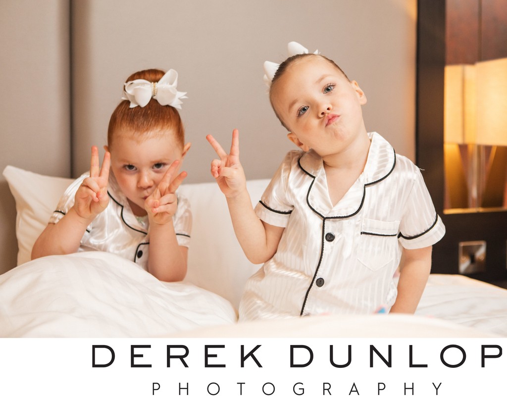 Kids in Pyjamas — Radstone Hotel Wedding Morning