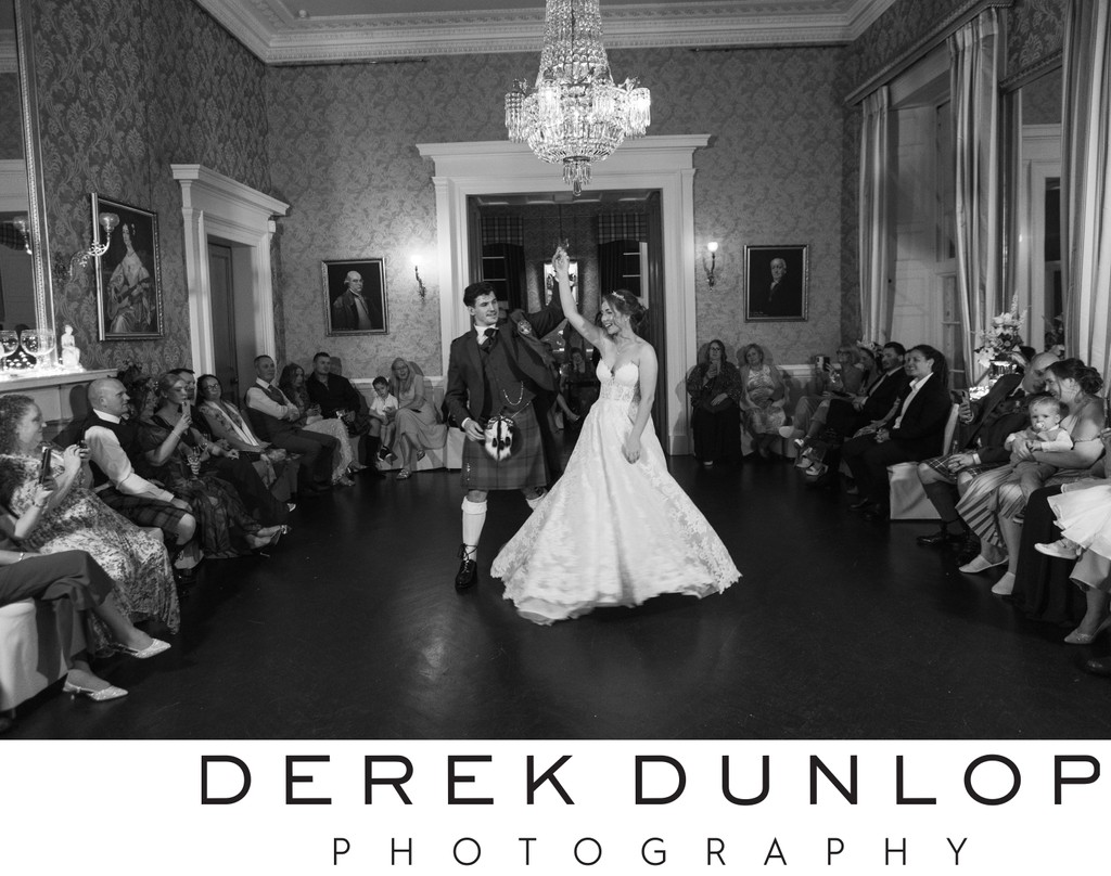 First Dance at Blairquhan Castle Ayrshire