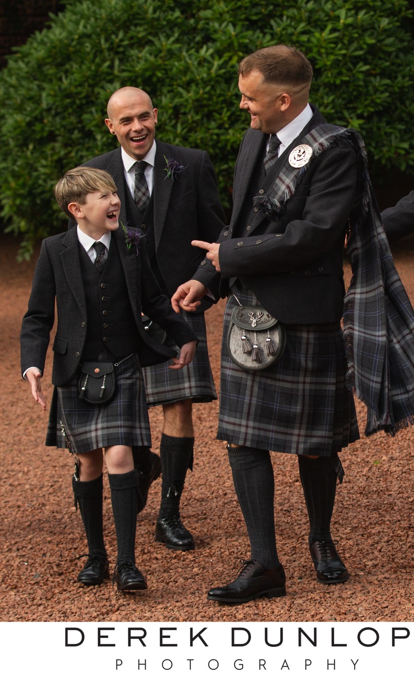 Brig O Doon Wedding | Groom & Friends | Ayrshire