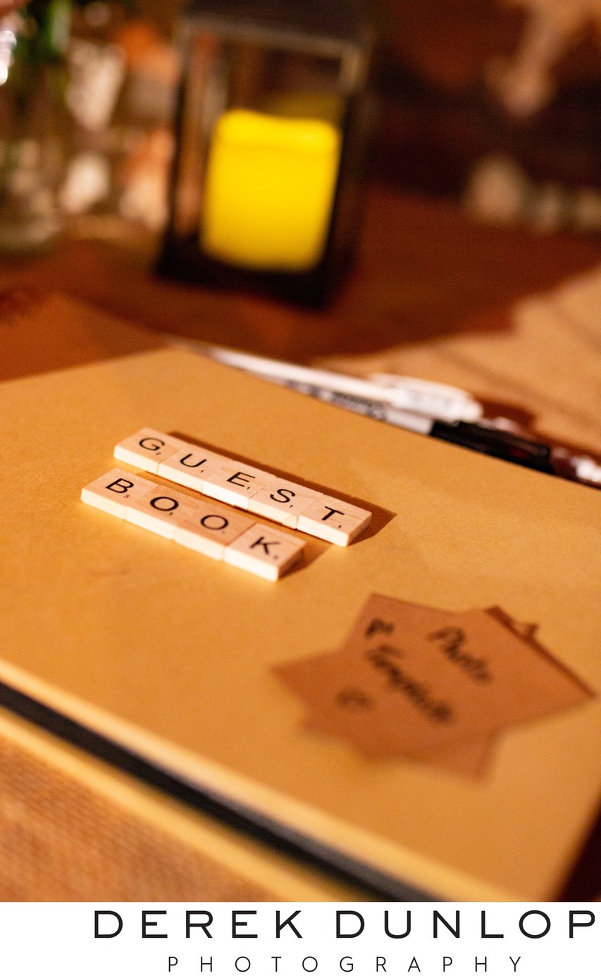 cottiers glasgow wedding photographer guest book