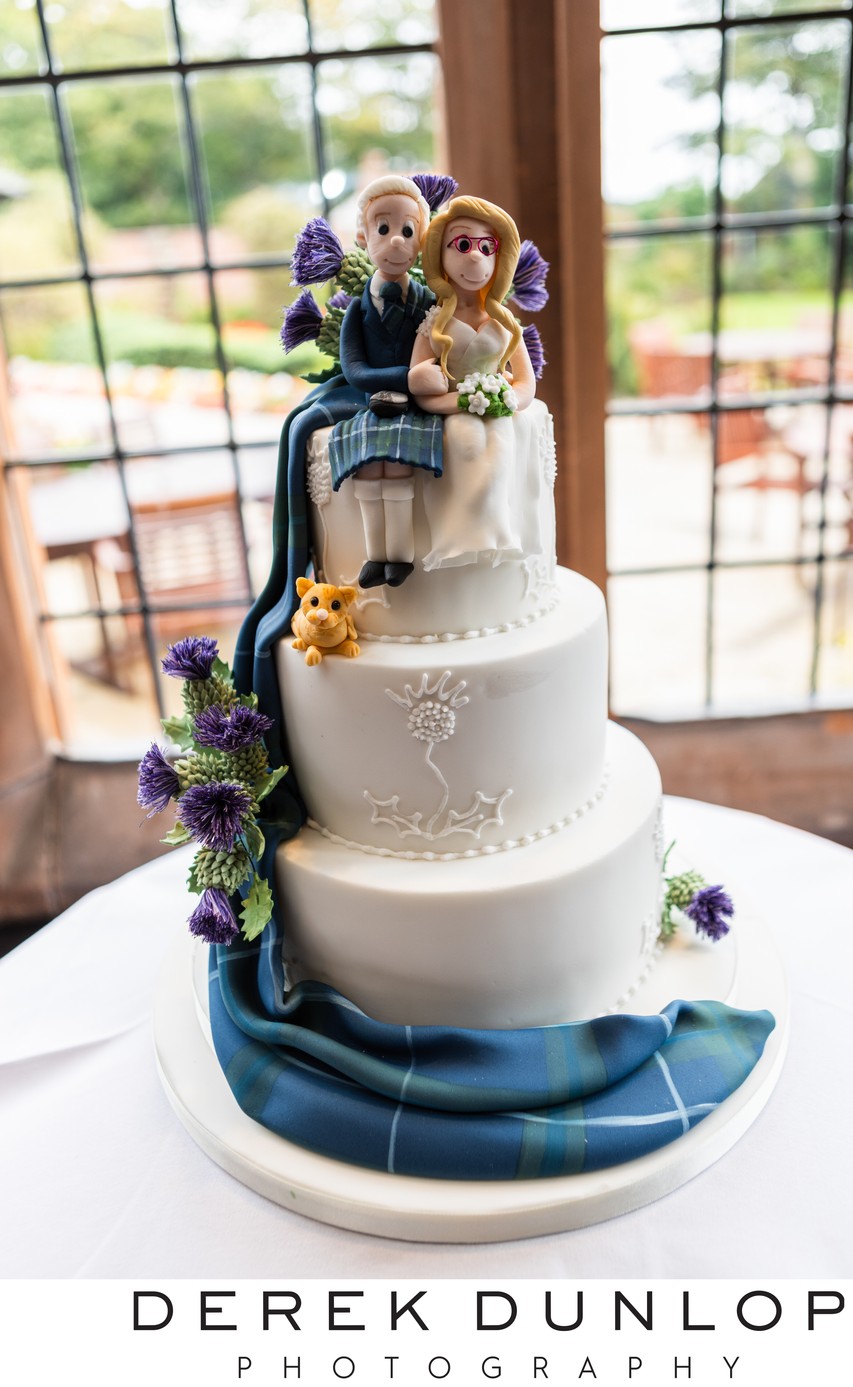 Wedding Cake — Piersland House, Troon Wedding