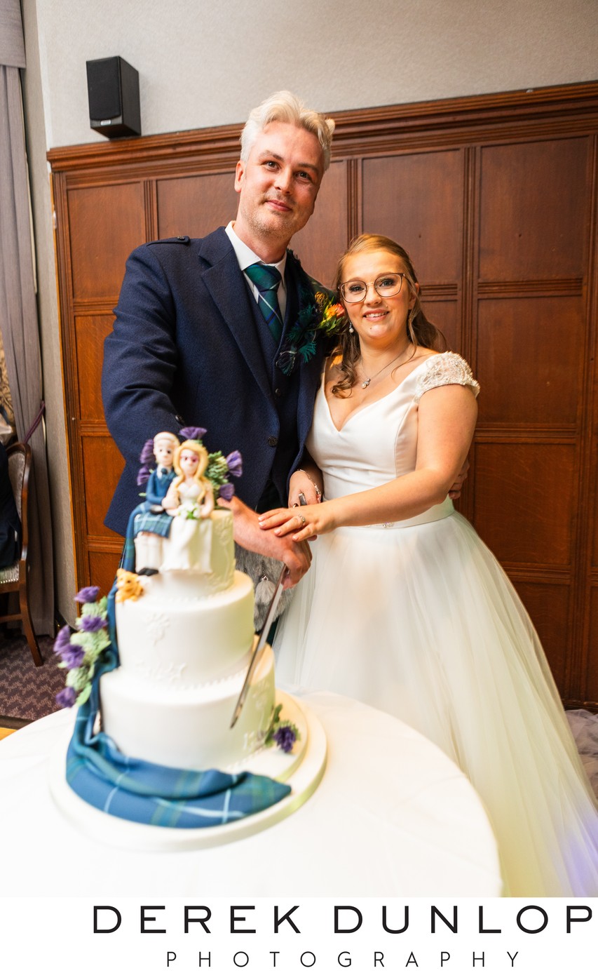 Cutting the Cake — Piersland House, Troon