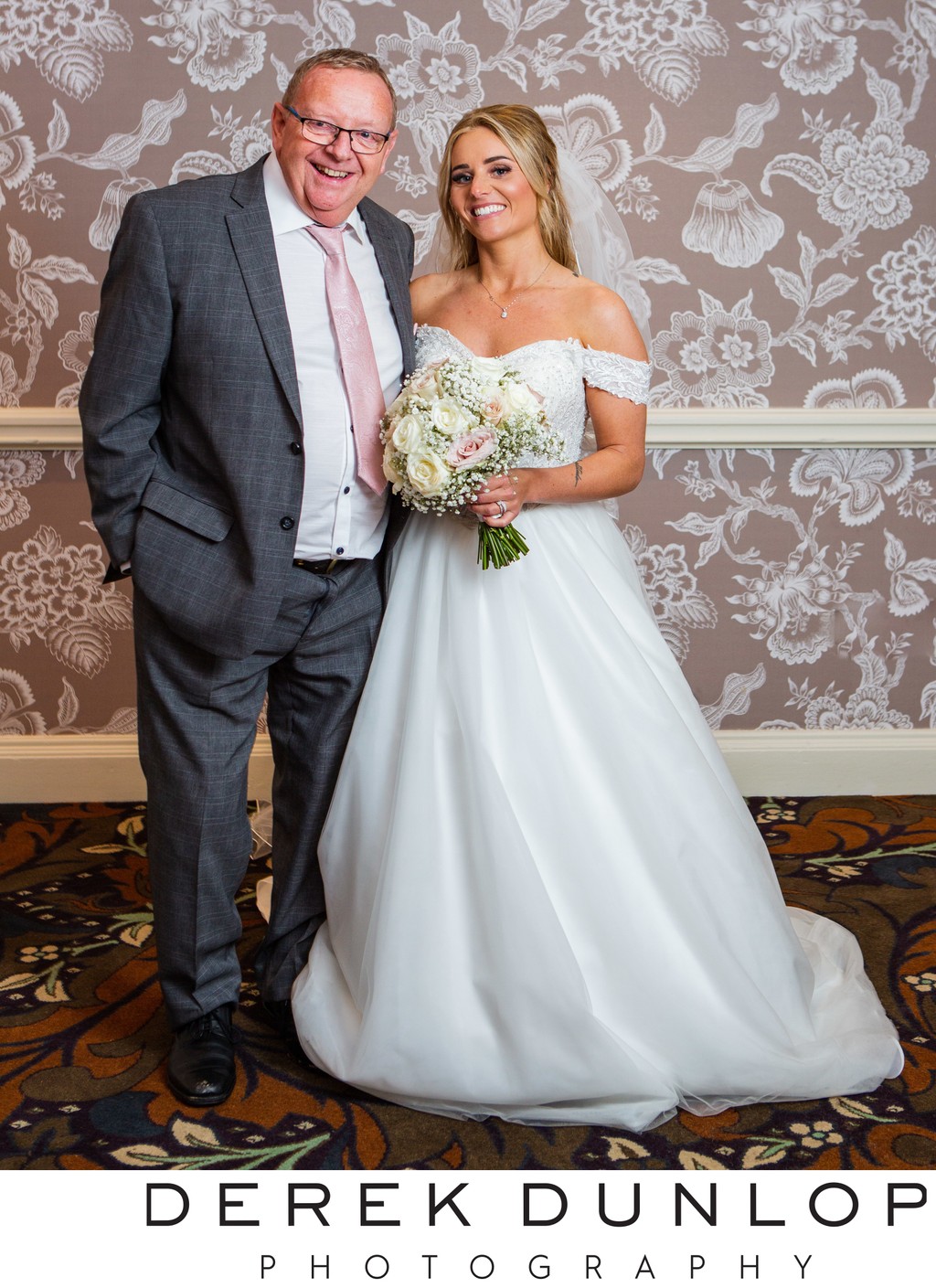 Father of the bride portrait Marine Troon
