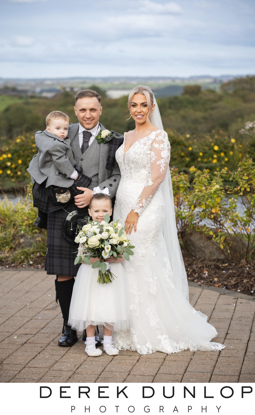 Family Wedding Portrait — Radstone Hotel Larkhall