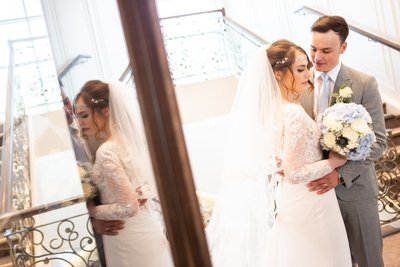 Seamill Hydro Wedding | Couple Reflection | Ayrshire