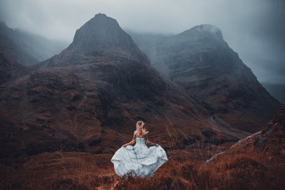 Glen coe elopement wedding editorial 