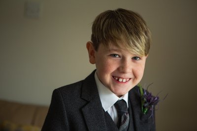 Pageboy portrait Brig o Doon wedding