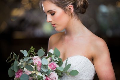 Stirling wedding photographer bride portrait