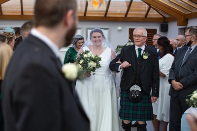 Walking Down the Aisle — Gailes Hotel, Irvine