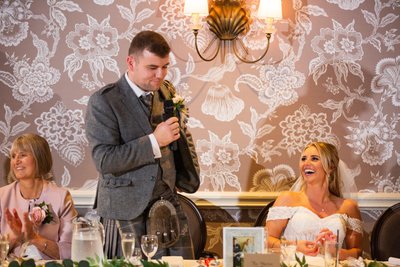 Top table speech Marine Troon wedding