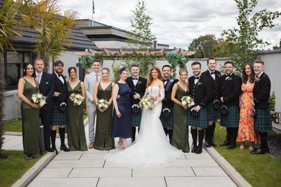 Green & Tartan — Redhurst Bridal Party Portraits