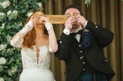 Ceremony Toast at the Redhurst — Katherine & Scott