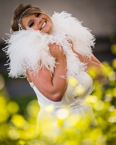 Natural Wedding Photographer of a beautiful bride 