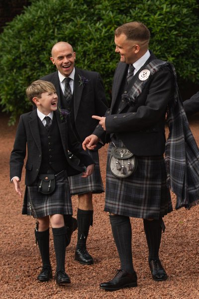 Brig O Doon Wedding | Groom & Friends | Ayrshire