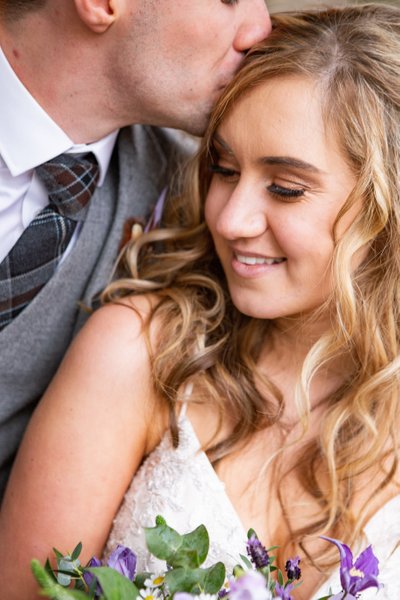 featured in tie the knot scotland wedding couple photo