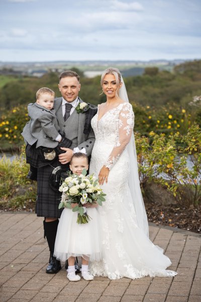 Family Wedding Portrait — Radstone Hotel Larkhall