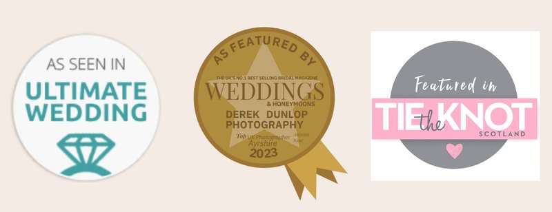 Derek Dunlop Photography featured in best Scotland wedding magazines — Top 20 UK wedding photographer