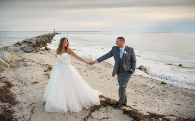 Lands end beach wedding