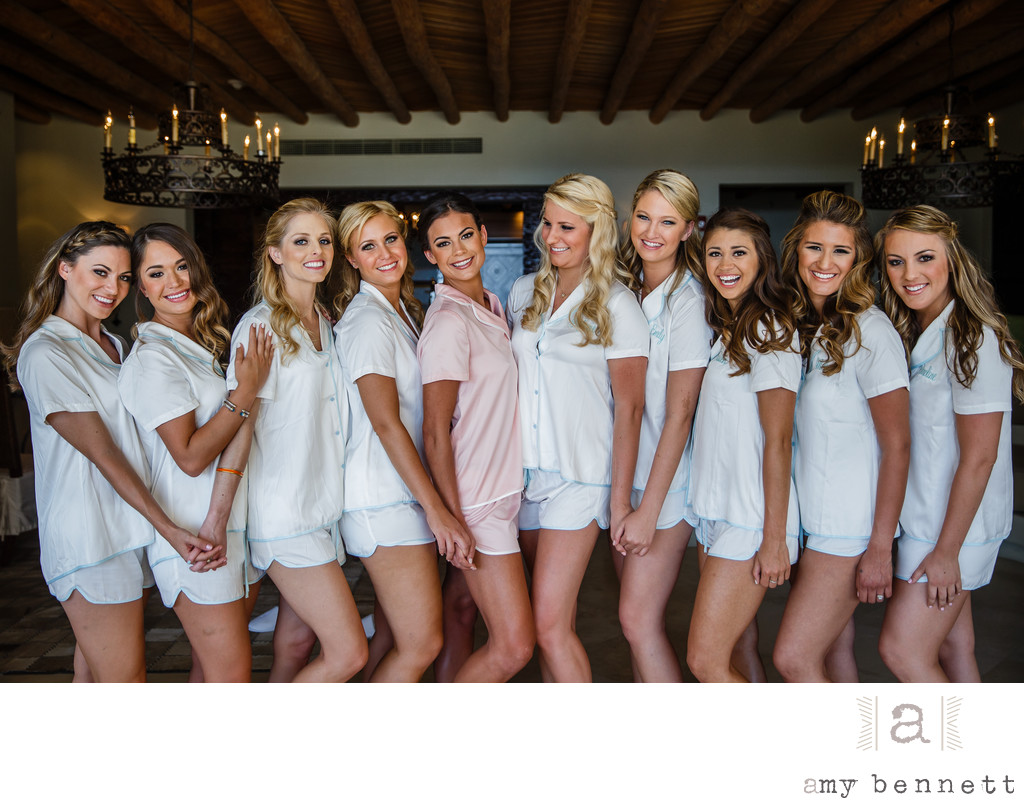 Group Portrait with Bridesmaids