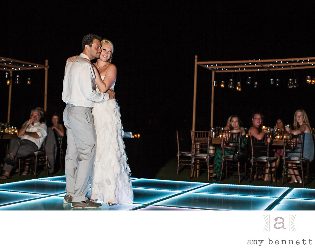 First Dance on Light Up Stage