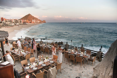 Reception Tables on the Ocean