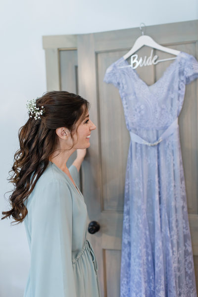 Periwinkle Bridal Gown