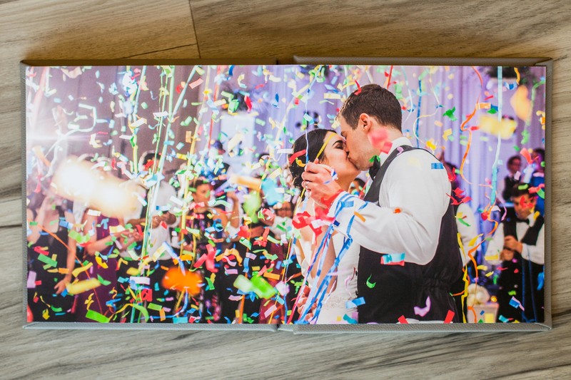 Fine art wedding photography album design