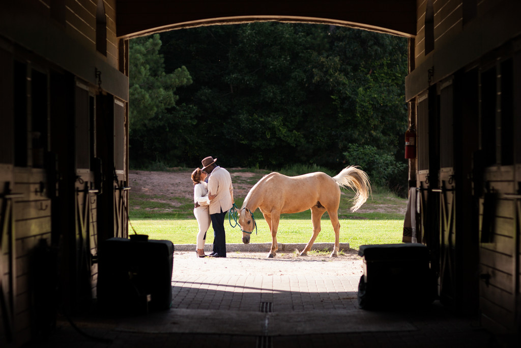 Foxhall Resort Horse Engagement Session