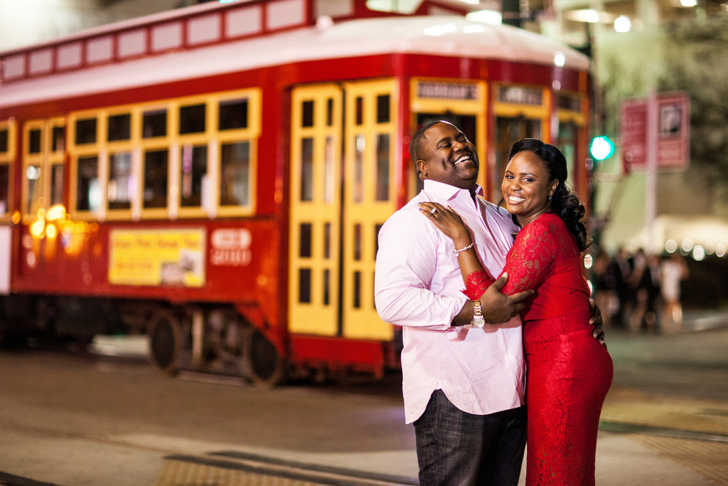 Night Engagement Photography New Orleans