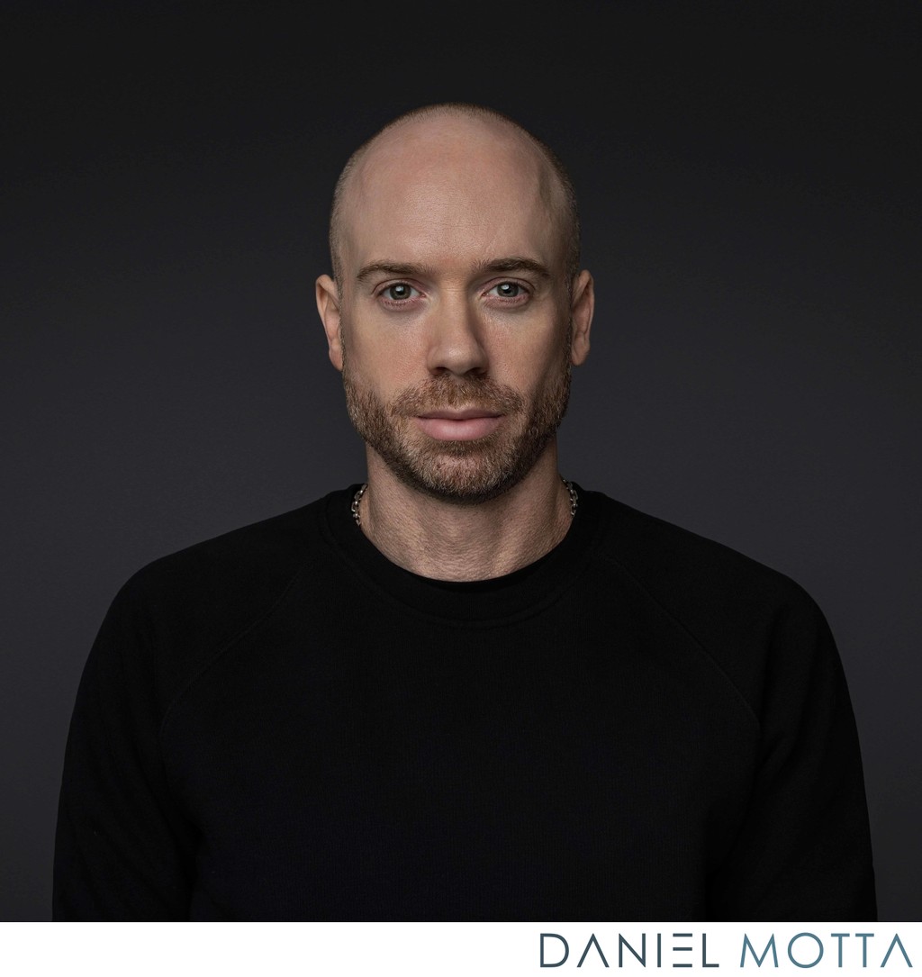 Moody Creative Headshot for Men in Dallas TX