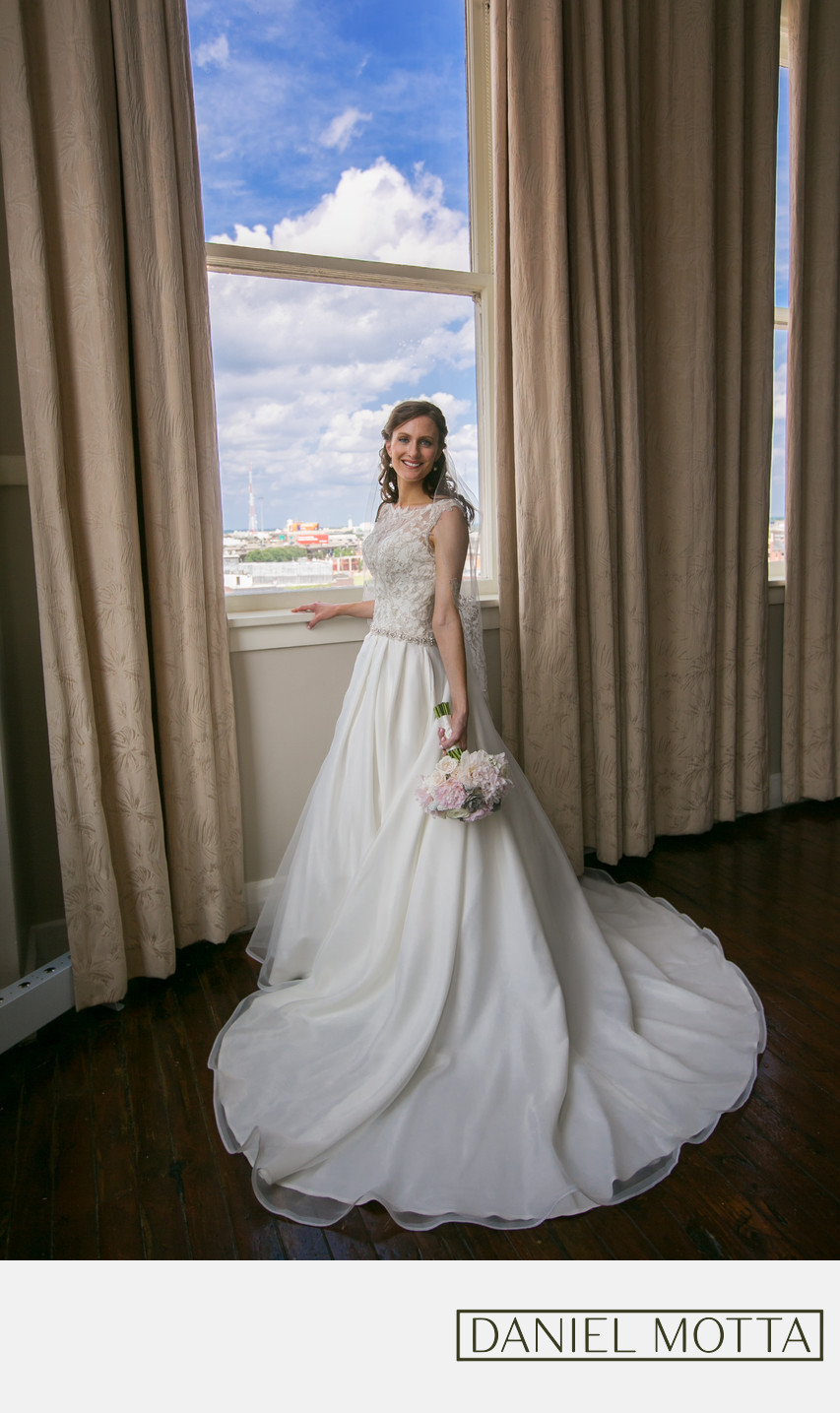 Bridal Portrait at the Room on Main Dallas