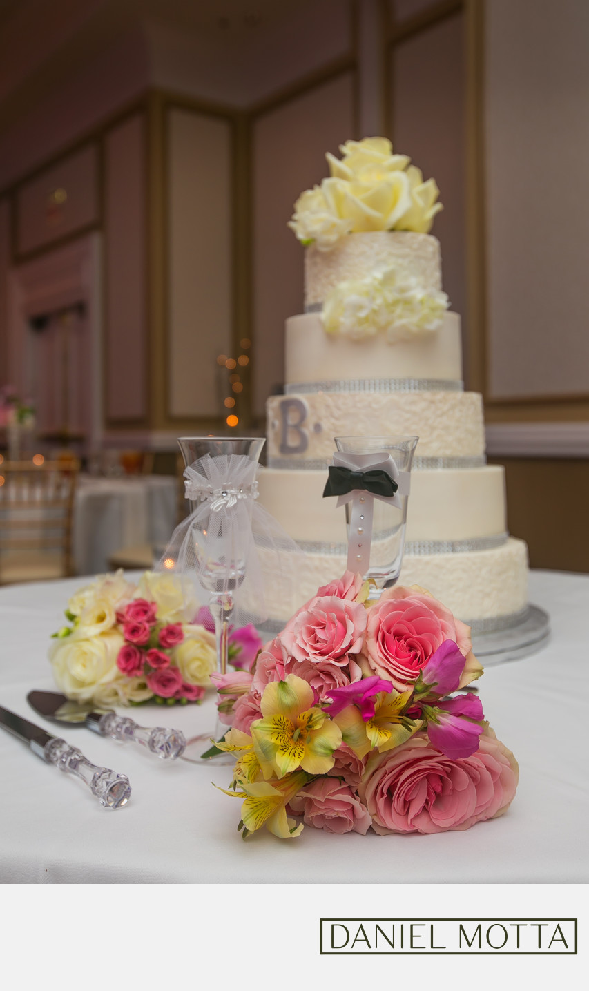 Photograph of Wedding Cake at Belo Mansion Dallas
