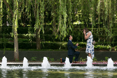 Surprise Proposal at the Nasher Sculpture Center 